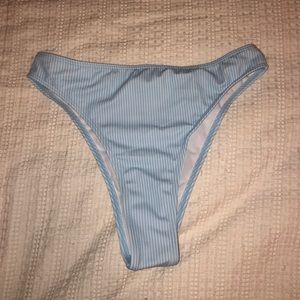 High leg, cheeky swimsuit bottoms